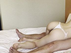 Roppongi Men's Esthetics H-cup Therapist, Kagura Madoka (25) and Finally SEX