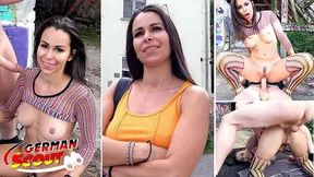 Outdoor Anal Casting Makes MILF Jessy Jey Scream