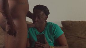 Ebony MILF caught cheating with big black cock