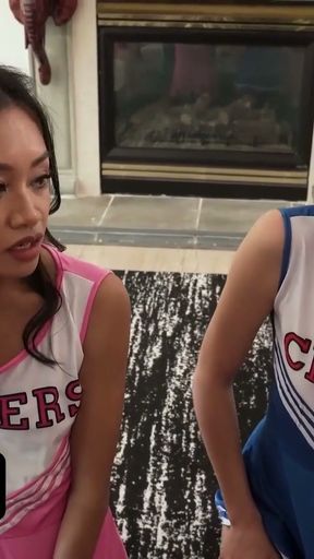 The Sneaky Rion &amp; Juan Join The Cheerleading Squad In Order To Meet Slutty Girls &amp; Get Laid- SisSwap   Clip 2
