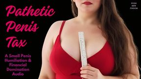 PBF Pathetic Penis TaPathetic Penis Tax - A Small Penis Humiliation & Financial Domination Audio by Goddess Anna, Your Posh English BBW Financial Dominatrixx copy