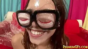 Flexible Cum Sucking Slut Gets Pussy Banged