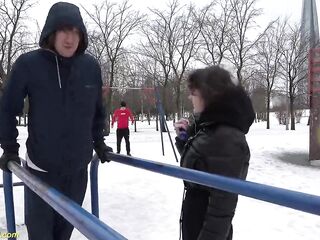 Her 1st time cuckold anal