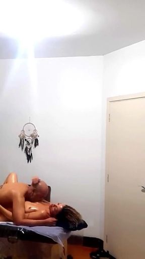 Key moment from "She went to get a massage but was surprised by the therapist who ejaculated in her"