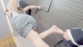 SUFFER WITH MY FOOT IN THE BOTTOM OF YOUR MOUTH - BY GABRIELA BLOND - CLIP 3 IN FULL HD