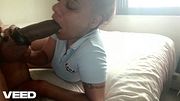 New York City Apartment Blowjob Golden Honey Caramel Ebony Sucking On Biggest Bbc She Can Find Homemade