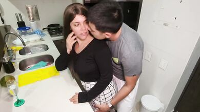 Tremendous ass friend's cheating girlfriend stuffed raw rough