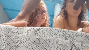 Fui Na Casa Da Minha Amiga Tomar Banho Di Sol E O Marido Dela Ja Chegou Pelado E Comeu Nos Duas 6 Min