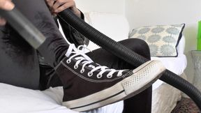Vacuum Dusty Sneakers and Then Cum on Them! POV, JOI, Lady Victoria Valente