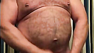 Amateur Father Cub Jerks Off In Douche Solo