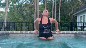 Masturbation in the Hot Tub