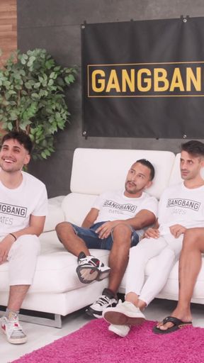 Valentina Lapiedra Takes 6 Men Raw in a Rough Airtight Anal Gangbang   Clip 1