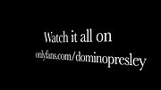 Trans Girl Domino shoots a HUGE LOAD - OF @DominoPresley