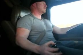 Trucker Jerking Monsyer wang