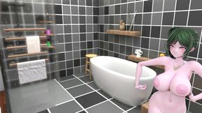 st. louis azur lane hentai bathroom undress dance tell me song big boobs mmd 3d green hair