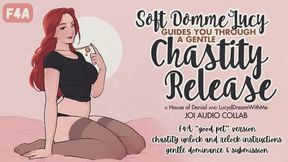 A Gentle Chastity Release JOI for My Good Pet | Erotic Audio for Non-Binary | F4A | Locktober | Chastity Play | Chastity Cage | Femdom | Gentle Femdom | JOI | Jerk Off Instructions | Stroking | Countdown | Degradation | Praise | Keyholder