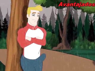Animan Homo Porn with Well-Endowed Dude in the Park