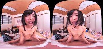 Charming asian stunner VR video