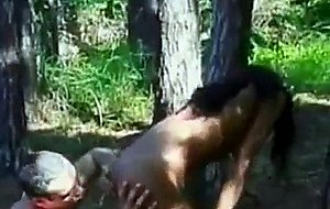 Hot anal sex in the forest