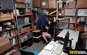 Pale skinned teen criminal punish fucked by a perv cop