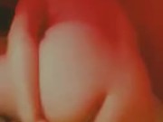 Masturbating