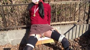 Trainer's Training Session No. 99: Outdoor Spread-leg Tackle with Exposed Cunt