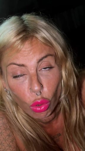 Ingalls (argentinian Model) Gets Turned on When Her Feet Are Struck - Special Bondage Edition