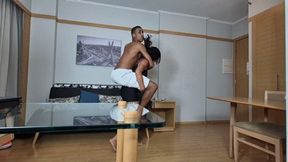 MARVIN ORDERING THE SLAVE TO CARRY HIM NOW - BY MARVIN TURNER AND LOUISE JONES - CLIP 3