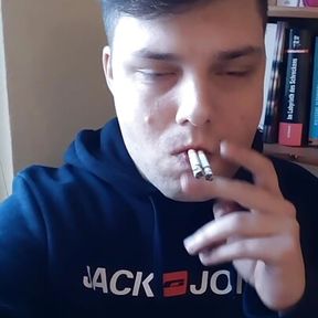 Smoking, pissing, spitting and cleaning with my tongue