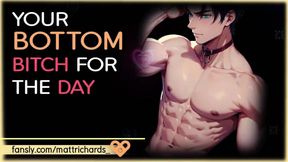 Muscular submissive vampire boyfriend gets stretched raw