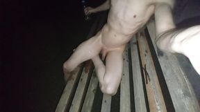 Nude in Playing with Piss