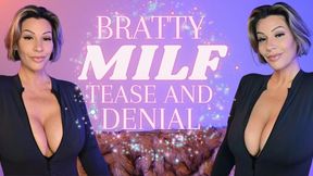 Bratty MILF Tease and Denial