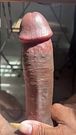 Big brown cock jerking hard in private Toronto balcony