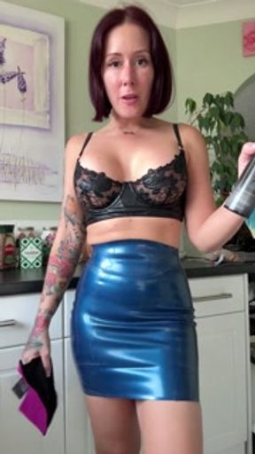 Mistress Belle Ohara teases you, her latex slut