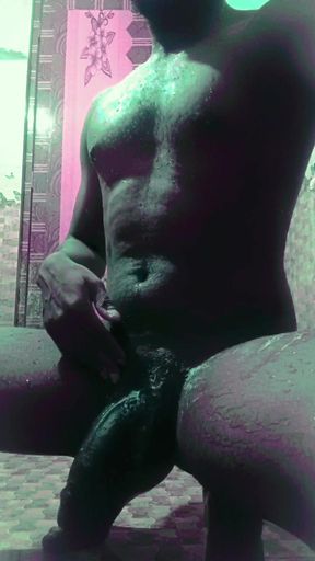 Tamil boy showing big black dick on boothroom show