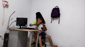 My slutty neighbor comes for my cock - and I give it to her like a good neighbor