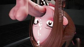 Tied up Hentai Bondage Blowjob Type Lo Mmd 3D Brown Hair Color Edit Smixix