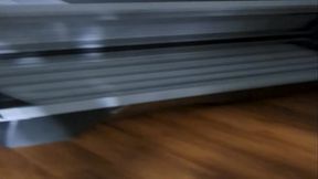 Tanning bed at the gym