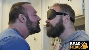 BEARFILMS Hungry Kosher Pig Takes Brad Kalvo Huge Cock