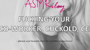 Wife Banged by Your Co-worker, Hubby Watches and Jerks, CEI Cuckold Fun