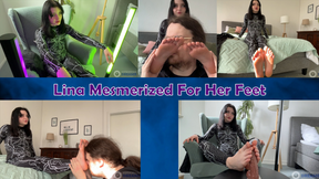 &quot;Lina Mesmerized For Her Feet&quot; Mindfuck Foot Fetish Foot Smelling Dildo Footjob