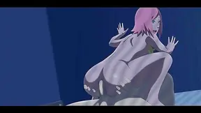 Sakura Haruno Cheats With Jiji for Hot Anal Sex & Blowjob Behind Bars
