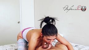 agao my stepsister destroys my cock on a hard ride and i creampied her, she got pregnant spanish porn - cecilia cortez
