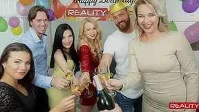 Nikky Dream & Vanessa Decker & Lucia Denvile & Rebeka Black in The Great Birthday Orgy - POV - RealityLovers