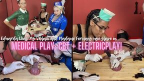 Three cruel doctors give CBT treatment to slave - full video (1080p EN-sub)