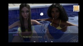 Jasmine & Jamie Seduce by the Pool – Teen ametuer Hentai Fun with Big Tits & Ass