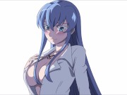 JOI hentai , Akame ga . Instrucciones para paja en español.