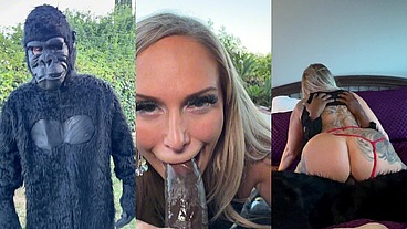 Stephanie Love Fucks A BBC Gorilla