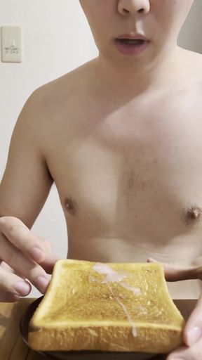 Jaw-dropping moment from "Bread spread with my own semen butter"