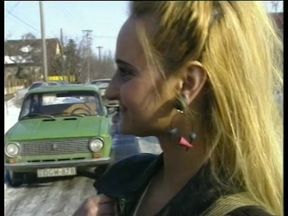 blonde wants to have her first sexual experience in front of camera